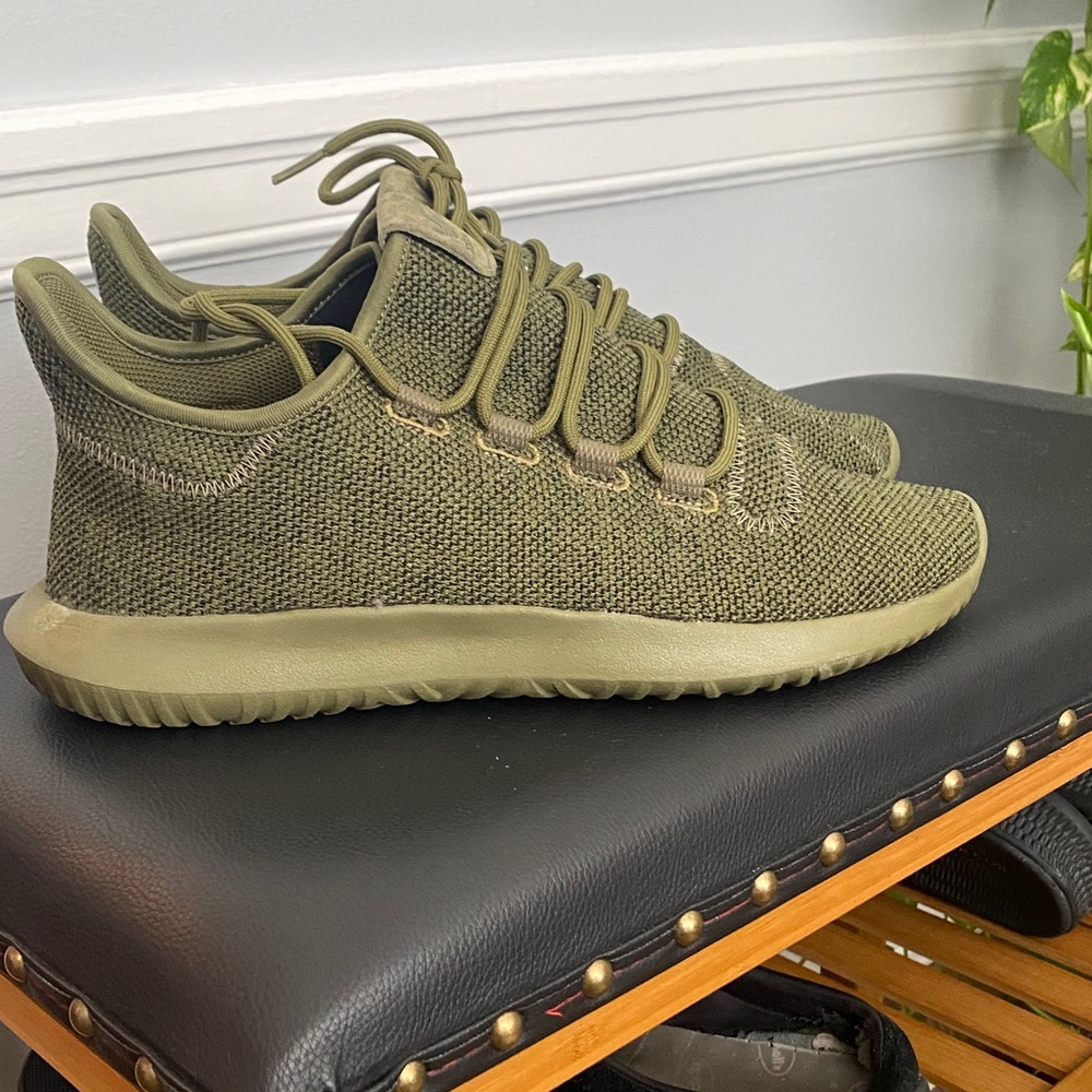 Adidas Men's Khaki Knit Sneakers